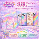 🎨 MEGA Pack Sublimación + iPhone: +350 Diseños y +500 Plantillas Listas para Usar
